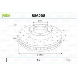 Jeu Disques Valeo 886208