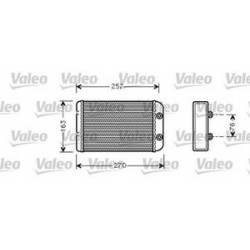 Rad. chauffage Valeo 812329