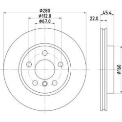 Jeu Disques Mintex MDC2726