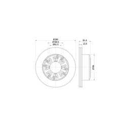 Lot de 2 Disque (x1) TEXTAR 93089600