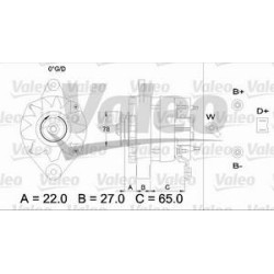 Alternateur Valeo 433451