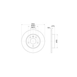 Lot de 2 Disque (x1) TEXTAR 92092103