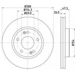 Jeu Disques Mintex MDC1780C