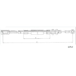 Cable de freins Cabor 1171.3