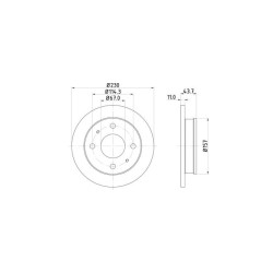 Lot de 2 Disque (x1) TEXTAR 92102800