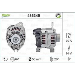 Alternateur Valeo 436345