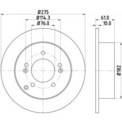 Jeu Disques Mintex MDC2108