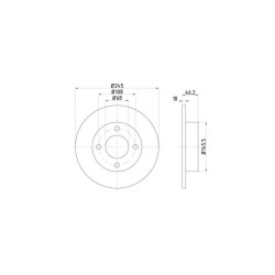 Lot de 2 Disque (x1) TEXTAR 92037300