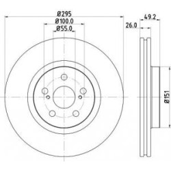 Jeu Disques Mintex MDC1695C