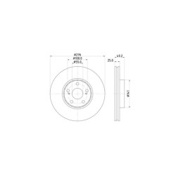 Lot de 2 Disque (x1) TEXTAR 92126403