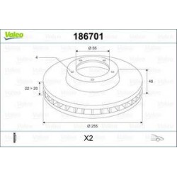 Jeu Disques Valeo 186701