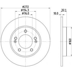 Jeu Disques Mintex MDC2797C