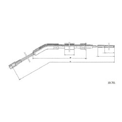 Cable de freins Cabor 10.701