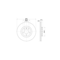 Lot de 2 Disque (x1) TEXTAR 92106105