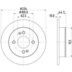 Jeu Disques Mintex MDC2796C