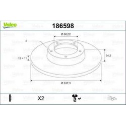 Jeu Disques Valeo 186598