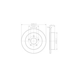 Lot de 2 Disque (x1) TEXTAR 92194003