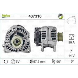 Alternateur Valeo 437316