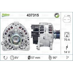 Alternateur Valeo 437315