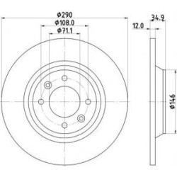 Jeu Disques Mintex MDC2268