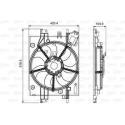 Ventilateur Valeo 696550