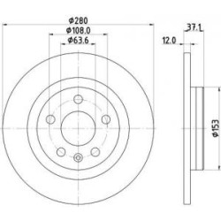 Jeu Disques Mintex MDC2983C