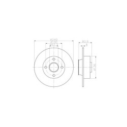 Lot de 2 Disque (x1) TEXTAR 92154403