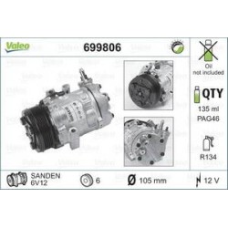 Compresseur Valeo 699806