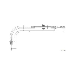 Cable de freins Cabor 11.5588