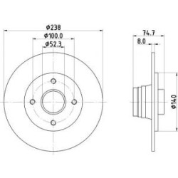 Jeu Disques Mintex MDC1013