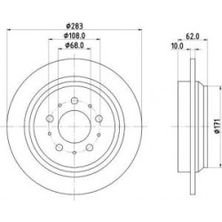 Jeu Disques Mintex MDC1352