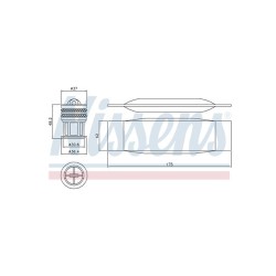 Bouteille deshy. Nissens 95490