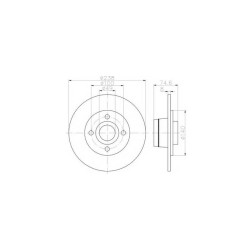 Disques+Rlt Mintex MDC2381