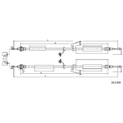 Cable de freins Cabor 10.5366