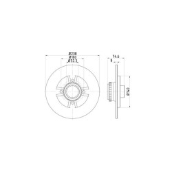 Disques+Rlt Mintex MDC2266