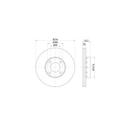 Lot de 2 Disque (x1) TEXTAR 92060500