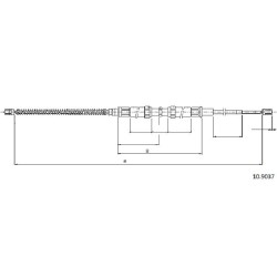 Cable de freins Cabor 10.9037