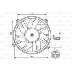 Ventilateur Valeo 696850