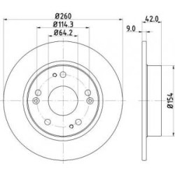 Jeu Disques Mintex MDC1833C