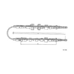 Cable de freins Cabor 10.536