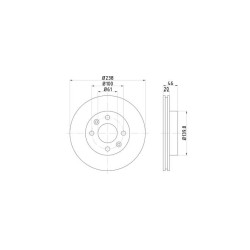 Lot de 2 Disque (x1) TEXTAR 92049300