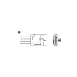 Sonde Lambda NGK OZA341-W2