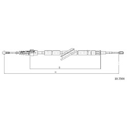 Cable de freins Cabor 10.7506