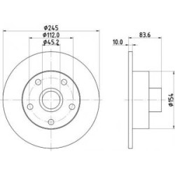 Jeu Disques Mintex MDC830