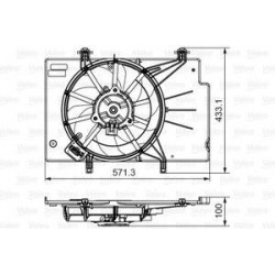 Ventilateur Valeo 696346