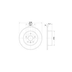 Lot de 2 Disque (x1) TEXTAR 92117000