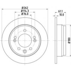 Jeu Disques Mintex MDC2055C