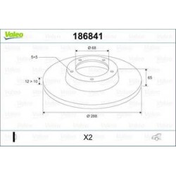 Jeu Disques Valeo 186841