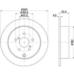 Jeu Disques Mintex MDC1629