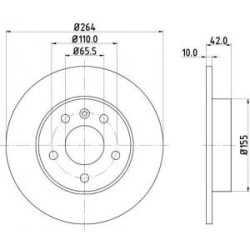 Jeu Disques Mintex MDC1052C